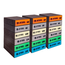 18pcs sanding blocks,sanding sponges,sandpaper block 6 Grits(60-80-100-120-180-220),sanding blocks for wood sandpaper for wood,hand sanding block,san