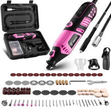 Power Rotary Tool Kit 170W/220V: DEKOPRO 126pc Multi DIY Tool Kit for Wood/Metal - Mini Electric Sander/Drill Set with Flex Shaft for Carving, Cuttin