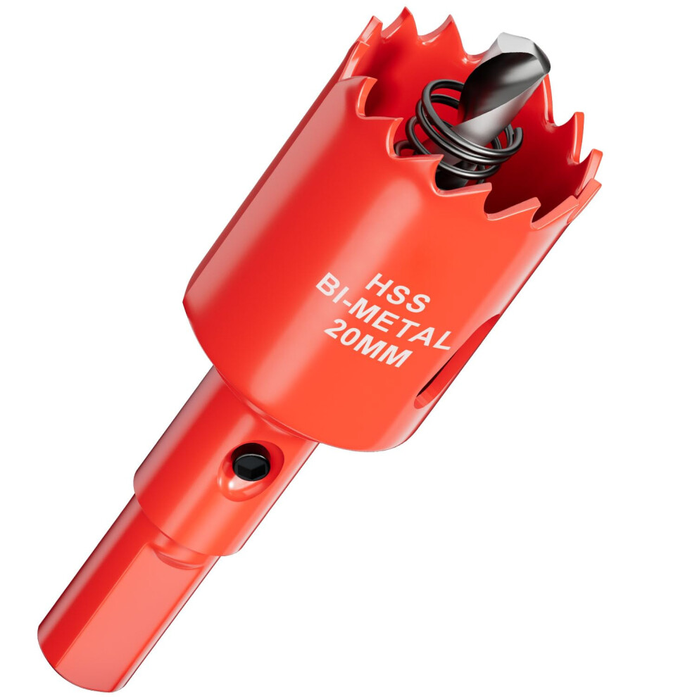 20Mm Bi-Metal Hole Saw With Arbor And Pilot Bit - Fast Cut Quality Hole Cutter Drill Bit For Wood, Plywood, Fiberglass, Plastic, Drywall, And Stainle 83886676
