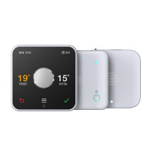 Hive Thermostat For Heating Control (Combi Boilers), With Hive Nano 3 Hub (OpenTherm), White, A Combi Boiler is Required