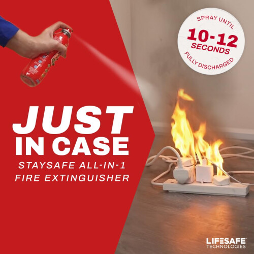 Small Fire Extinguisher for Home Compact Allin1 Fire Extinguisher for 1