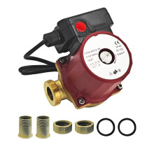115V 1/8 HP Hot Water Circulator Pump for Heating System, Compatible with Grundfos UP1529SU, 11/4' Union