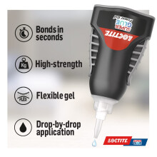 Loctite Super Glue Power Gel Flexible Super Glue Gel Superglue with No