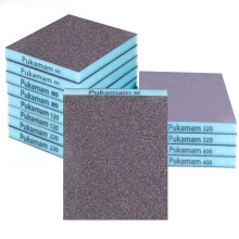 12 PCS Sanding Sponge Set 60/80/120/220/320/400 Grit Sanding Pads, Course/Medium/Fine/Superfine Sanding Block, Wet and Dry Sandpaper for Metal, Wood,