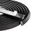 2Pcs8M Black V-Shape Foam Draught Excluder Strip for Door Frames 1