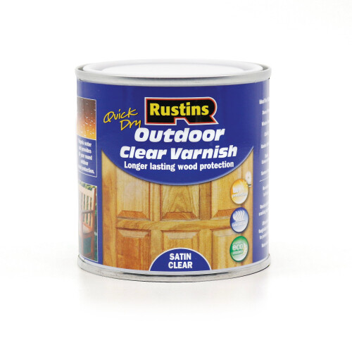 Rustins Rustins Quick Dry Outdoor Clear Varnish 250ml Satin