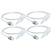 4pcs Reusable Wine Siphon Tube for Home Brewing Fast Flow Hose with Efficient Filtering for Bottling