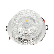 Plafoniera a LED con cristalli per soggiorno, base in acciaio inossidabile, faretto da incasso per corridoio, elevata dissipazione del calore, driver