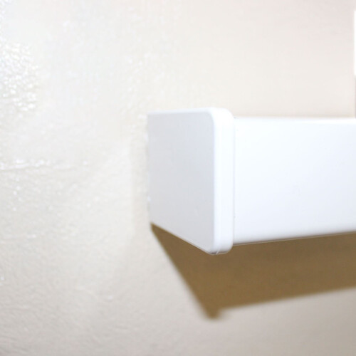 Short Window Cill Capping End Caps Pair  White 2