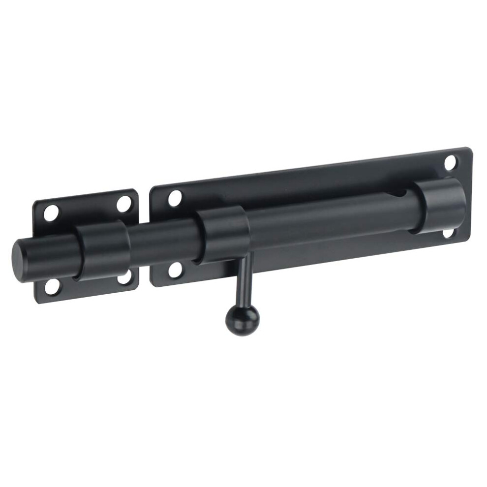 Sayayo Heavy Duty Slide Gate Latch Bolt Safety Door Lock With Padlock Hole 180Mm Length, 16Mm Dia Bar 5051226924156