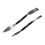 Amtech - Plastering Trowel Set with Trowel Cement Tool and Profiling Tool for Repointing, Patching, or Decorative Edge Work, Durable Heat-Treated Carb 2