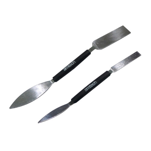 Amtech - Plastering Trowel Set with Trowel Cement Tool and Profiling Tool for Repointing, Patching, or Decorative Edge Work, Durable Heat-Treated Carb 1