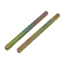 fiXte 2 x Replacement Spare Door Handle Spindle Bar YZP 7.5mm x 85mm / 100mm / 128mm / 150mm Lengths Available (7.5 x 128mm)