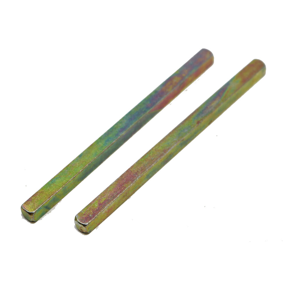 Fixte 2 X Replacement Spare Door Handle Spindle Bar Yzp 7.5Mm X 85Mm / 100Mm / 128Mm / 150Mm Lengths Available (7.5 X 128Mm) 91678683