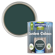 Johnstone's - Garden Colours Fence Paint - Enchanted Garden | Exterior Wood Paint for Shed, Outdoor Furniture | Weathershield, Fade Resistant, Quick