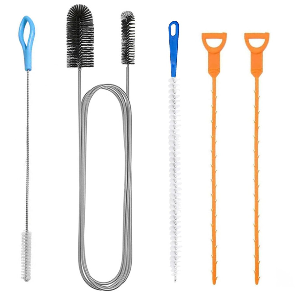 Awavm Drain Unblocker And Cleaner Tool 5Pcs Shower Drain Unblocker, Multifunctional Sink Unblocker Tool, Plumbing Unclogger Tool For Bathroom Shower 5000255640766