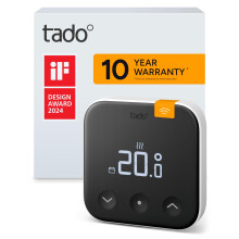 tado Wireless Temperature Sensor X – Add-on Product for Smart Radiator Thermostats X, for Optimum Heater Control, Save Energy and Costs, Easy DIY In