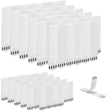 GAOHAN 48 Pairs(96 Strips) Picture Hanging Strips Heavy Duty,Picture Canvas Hanger Without Nails,Photo Frame Stickers for Wall,Damage Free Adhesive P