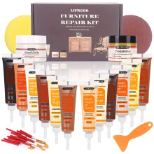 Laminate Floor Repair Kit, High-Performance Wood Filler, Wood Putty with Beeswax - Hardwood Floor Scratch Wood Repair Kit for Scratch, Cracks, Hole,
