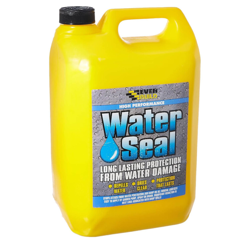 New Everbuild 402 Water Seal – High Performance – Long Lasting Protection From Water Damage – Solvent-Free Formula – Water Repellant – 5 Litre
