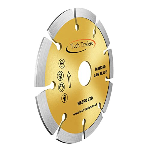 Tech Traders  3 x 115mm 4.5" Diamond Disc Cutting Blade Angle Grinder Stone Brick Concrete 2