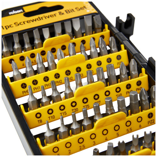 Rolson Rolson 28429 51 Pc Screwdriver & Bit Set 2