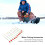 Mini-Eisangewinder Spitze Tippe Stangenende, ABS, 10,4 cm, 7 g 10