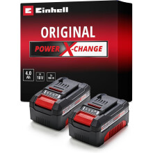 Einhell 18V 4.0Ah Lithium-Ion Battery Twin Pack Power X-Change 2 x 4.0Ah Batteri