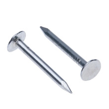 Clout Nails 25mm (Pack of 100) Extra Large Head Galvanized Shed Roofing Felt Tacks for DIY and Crafts Home Decor Woodwork Furniture and Construction