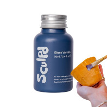 Sculpd Clear Varnish for Air Dry Clay - Premium Cl