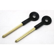 2 x fiXte Universal Extra Long Brass Bolt Key Security Rack Door Star Key Lock f