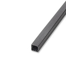 3K Plain Weave Matte Carbon Fiber Square Tube 500mm Lightweight Strength T300 Hollow