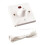 WK Electrical - White 45A Double Pole Shower Ceiling Pull Cord Switch with Mechanical & Neon Indicator 1