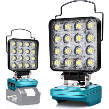 Cordless LED Work Light for Makita 18v Battery,Flood Lights for Makita Light 48W Compact Lighting,Portable Spotlight with Type C & USB Fast Charge PD