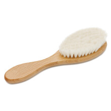 Sanfte Ziegenhaarbürste Baby Holz