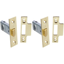 Yale Locks YALPM888B30 3-Inch Brass Finish Mortice Latch (Pack of 2)
