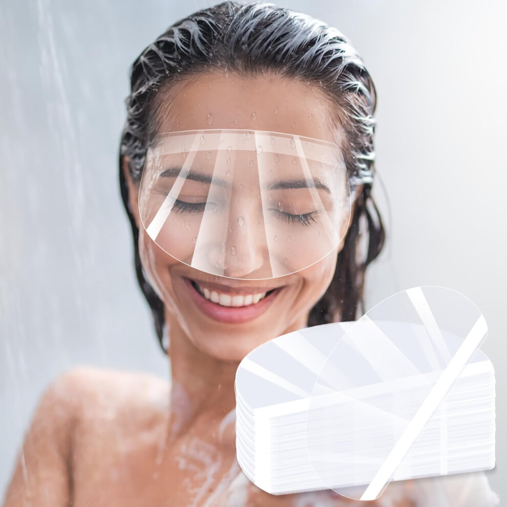 Photos - Surveillance Camera 50Pcs Clear Face Visors - Eye Shield After Cataract Surgery, Plastic Transparent Shower Face Eye Protector Shields Visors