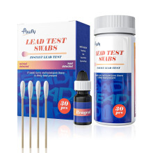 Pawfly New Lead Test Kit 30 Pcs Rapid Home Lead Test Swabs with Reagent, Quick R