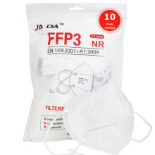 Spanner In The Works FFP3 Masks | Ventilated Dust Mask | Pack of 10 Disposable Face Masks | Filtering Facepiece Respirator | Individually Wrapped | 6