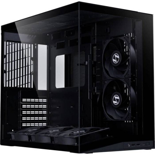 mini-tour Lian Li O11 Dynamic Mini V2 Flow Behuizing, PC Behuizing, zwarte gaming behuizing