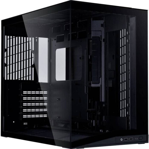 Mini-Tour Lian Li O11 Dynamic Mini V2 PC-Gehäuse, Gehäuse, schwarzes Gaming-Gehäuse