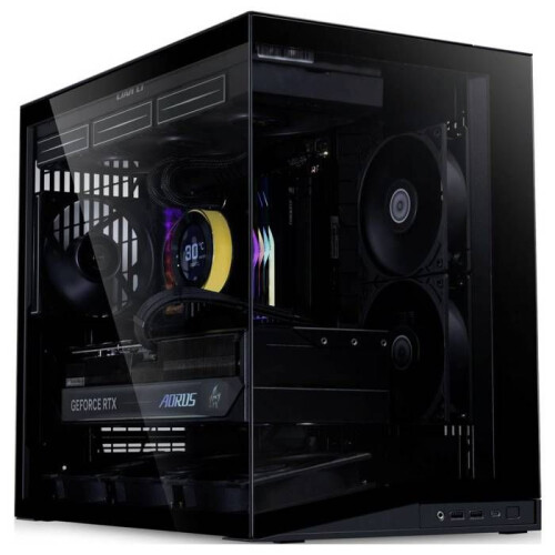 mini-tour Lian Li O11 Dynamic Mini V2 Flow Behuizing, PC Behuizing, zwarte gaming behuizing 1