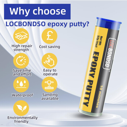LOCBONDSO Epoxy Putty, Waterproof Epoxy Resin Putty,Temperature: (-90C 2