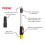 ProDec 4  8 1224m Button Lock Fibreglass  Aluminium Extension Pole for 2