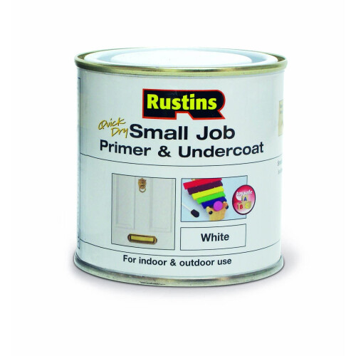 Rustins RUSTINS Small Job Primer & Undercoat White 250ml