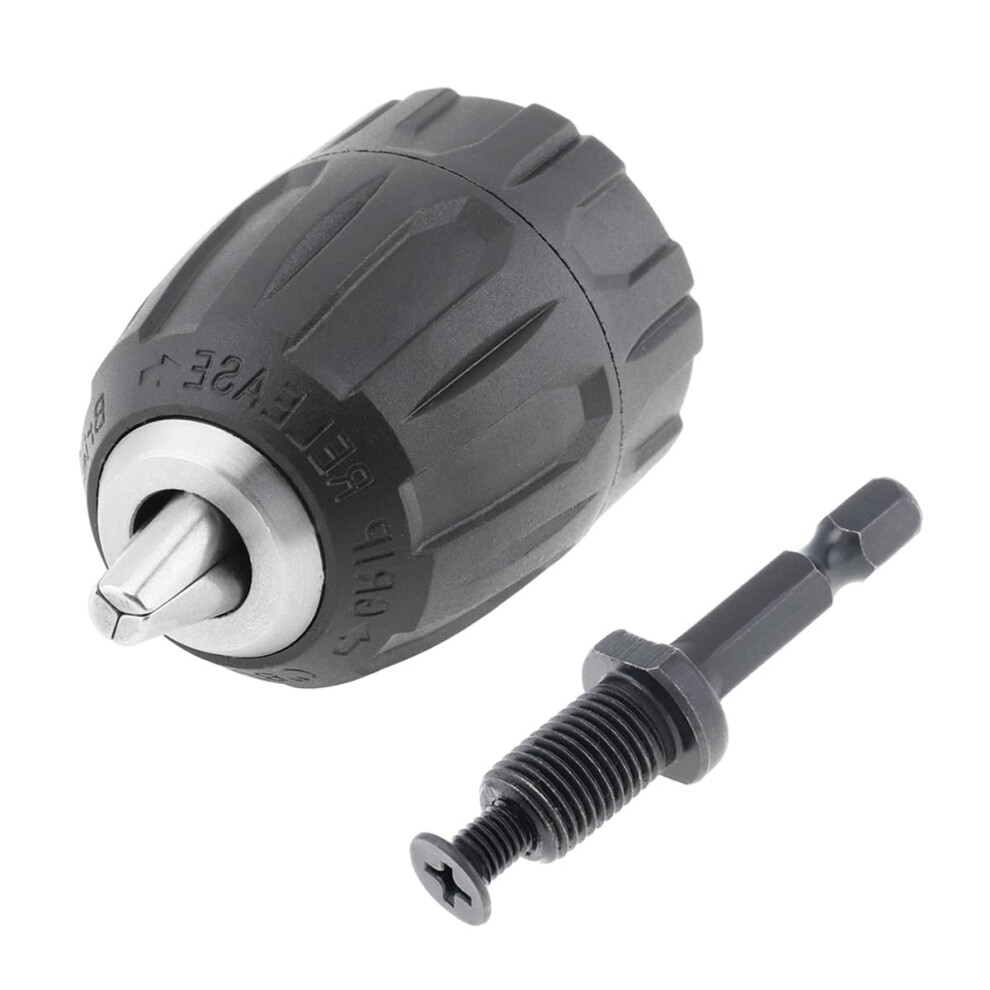 Drill Chuck Adapter 3/824 Unf Keyless Hex Shank For Impact Driver And Rotary Hammer 9044945423655