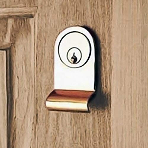 Yale Yale YES-CYLPULL-CH Essentials Rim Cylinder Door Pull, Great for External Doors, for Easy Door Closing, Chrome Finish 2