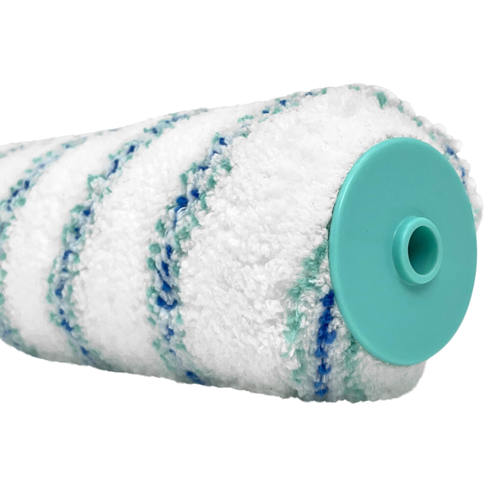 Axus Decor Pro-Finish Paint Roller Sleeve - 12 Inch, Medium Pile (Blue Series), Fine Finish, For Professional & Diy Projects, For Smooth Or Semi Smoo 59636281