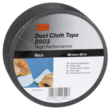 3M General Purpose Duct Tape 2903, Highly Conformable, Strong Gaffa tape, 48 mm x 50 m, Black