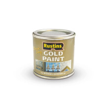 RUSTINS Quick Drying Gold Paint 100ml - Vibrant Color with Long-Lasting Protection, The Perfect Gold Finish for Any Project